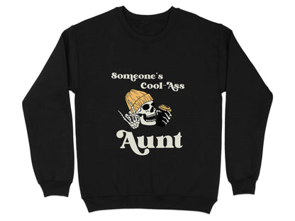 Someone's Cool-Ass Aunt Skeleton Coffee Lover Sweater - Design & Vybe