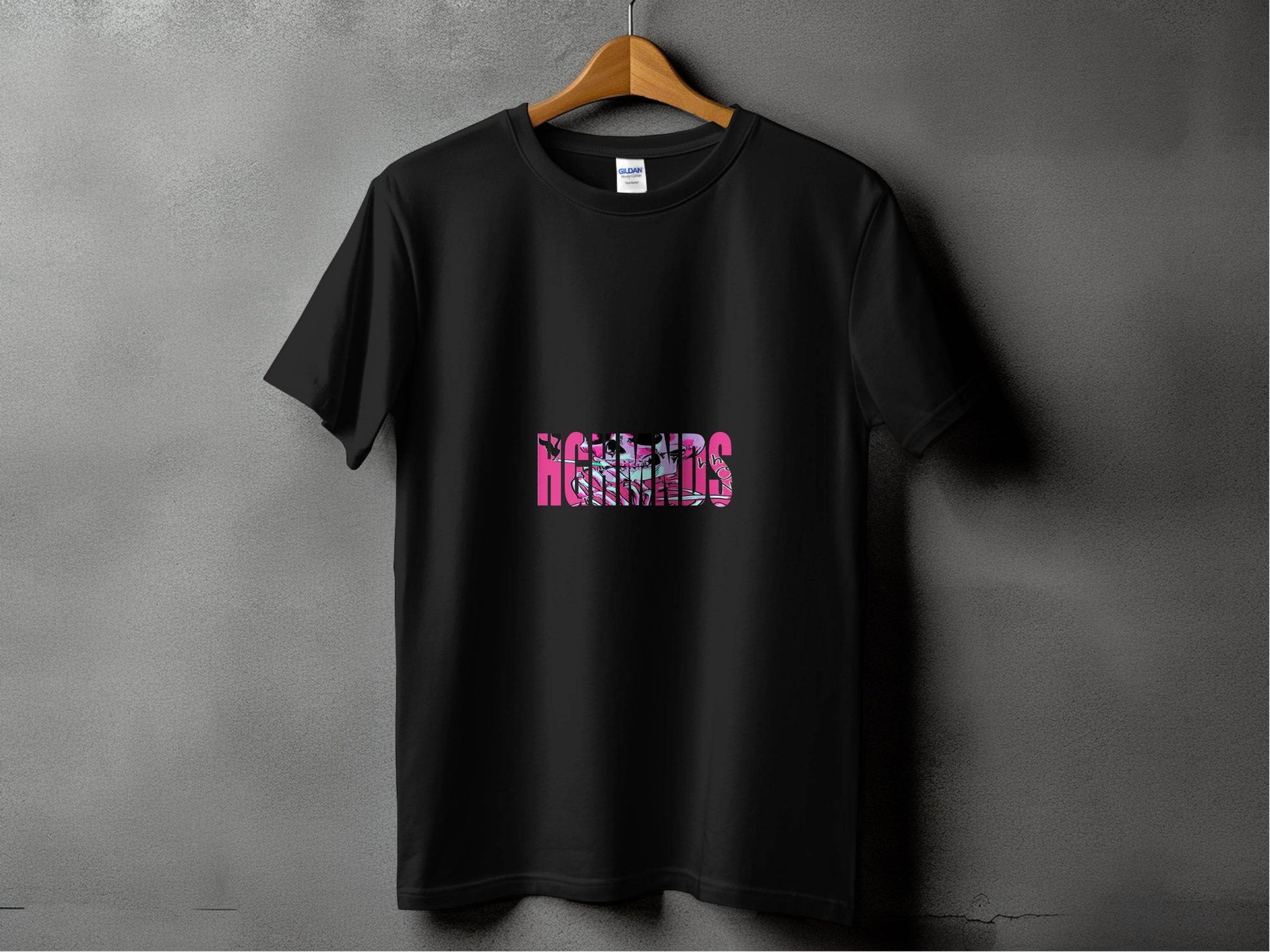 Pink Hounds Graphic Skeleton Print T-Shirt - Design & Vybe