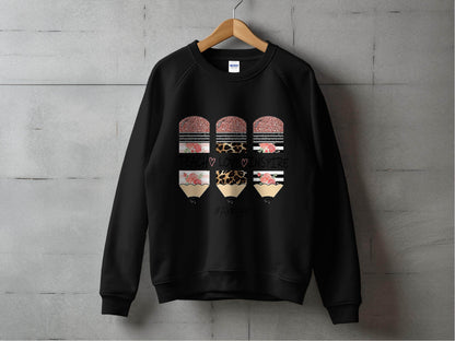 Teach Love Inspire Pencils for Teachers AideLife Sweater - Design & Vybe