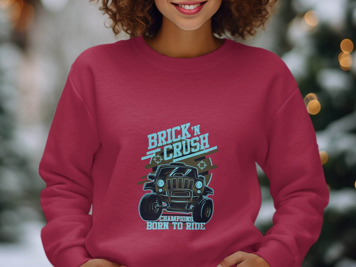 Brick n Crush Champions Born to Ride Graphic Hoodie - Design & Vybe