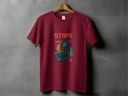 Stars Traveler Numb Twelve Graphic Cool Space T-Shirt - Design & Vybe