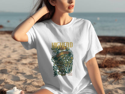 High End Steampunk Design With Future Inscription T-Shirt - Design & Vybe