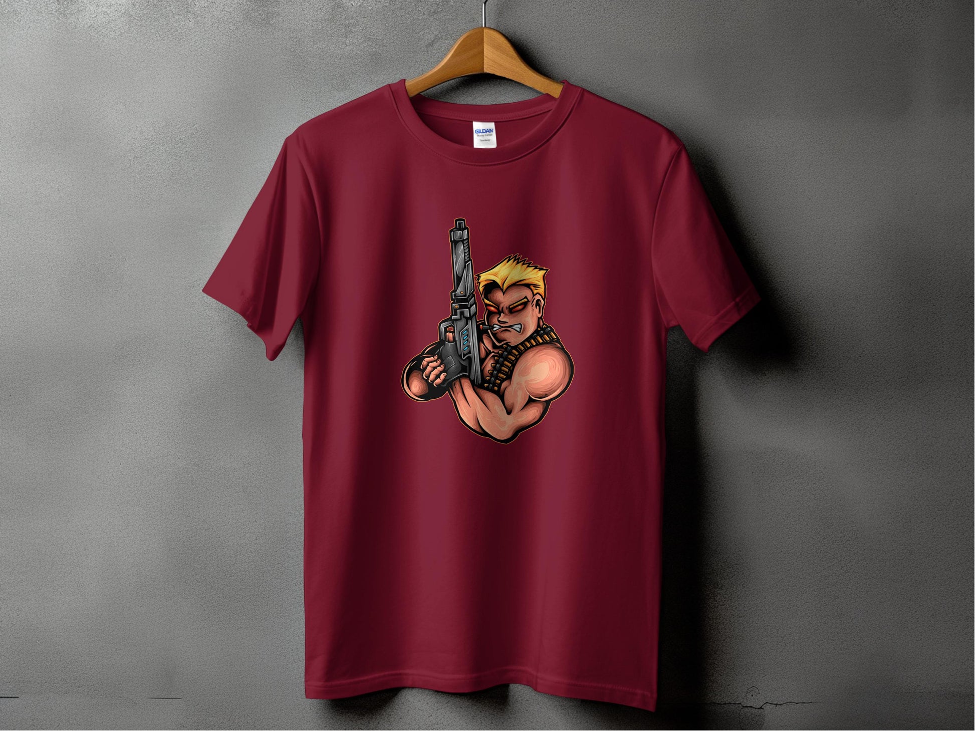 Fierce Action Hero Graphic T-Shirt product type