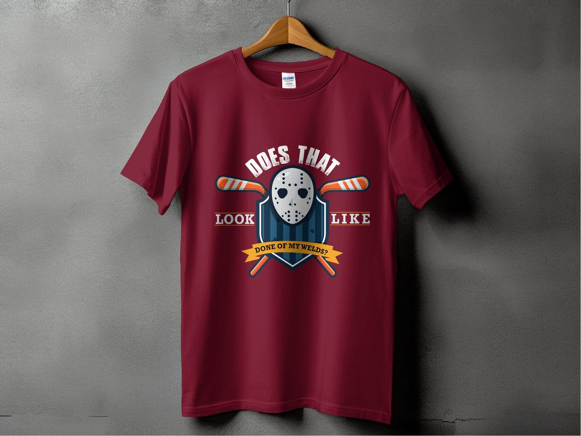 Iconic Mask Hockey Theme Look Alike Graphic T-Shirt - Design & Vybe