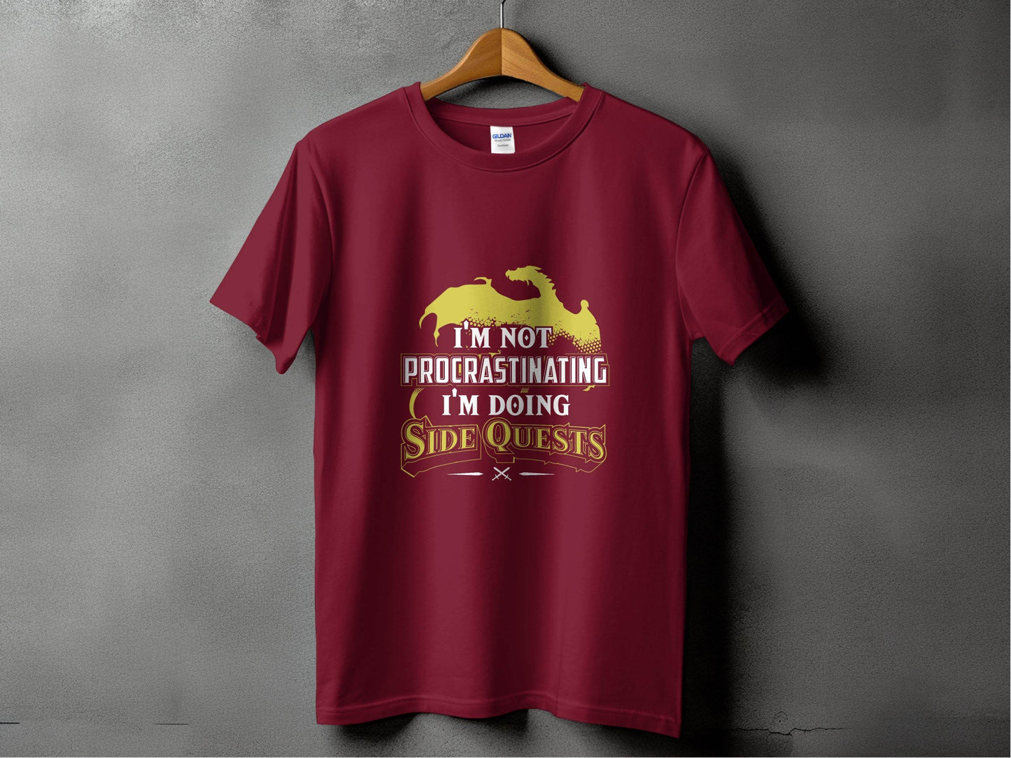 I Am Not Procrastinating I Am Doing Side Quests T-Shirt - Design & Vybe
