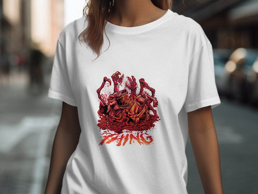 The Thing Horror Monster Dog Graphic Art Design T-Shirt - Design & Vybe