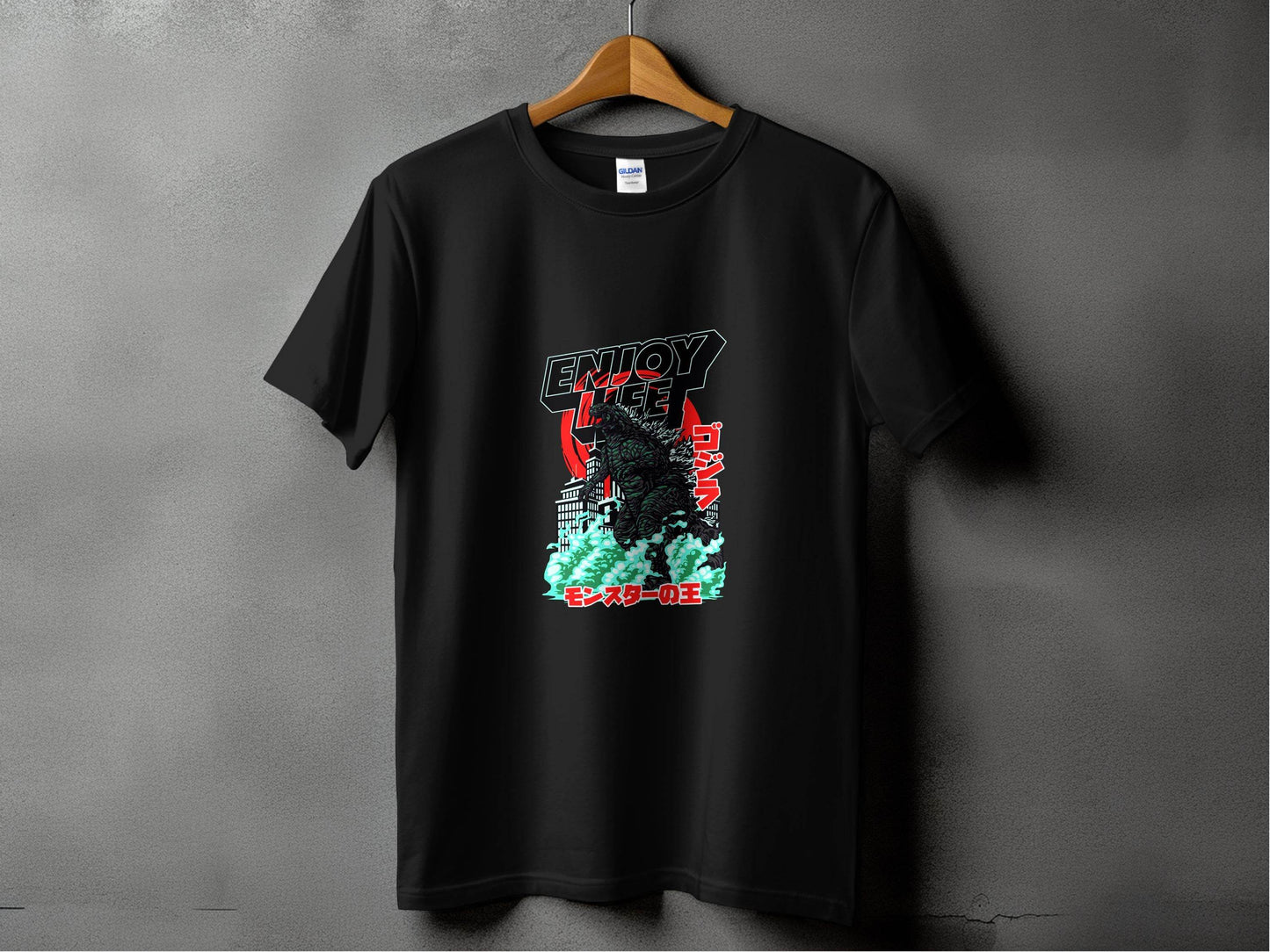 Enjoy Life Godzilla Monster King Of The Monsters T-Shirt - Design & Vybe