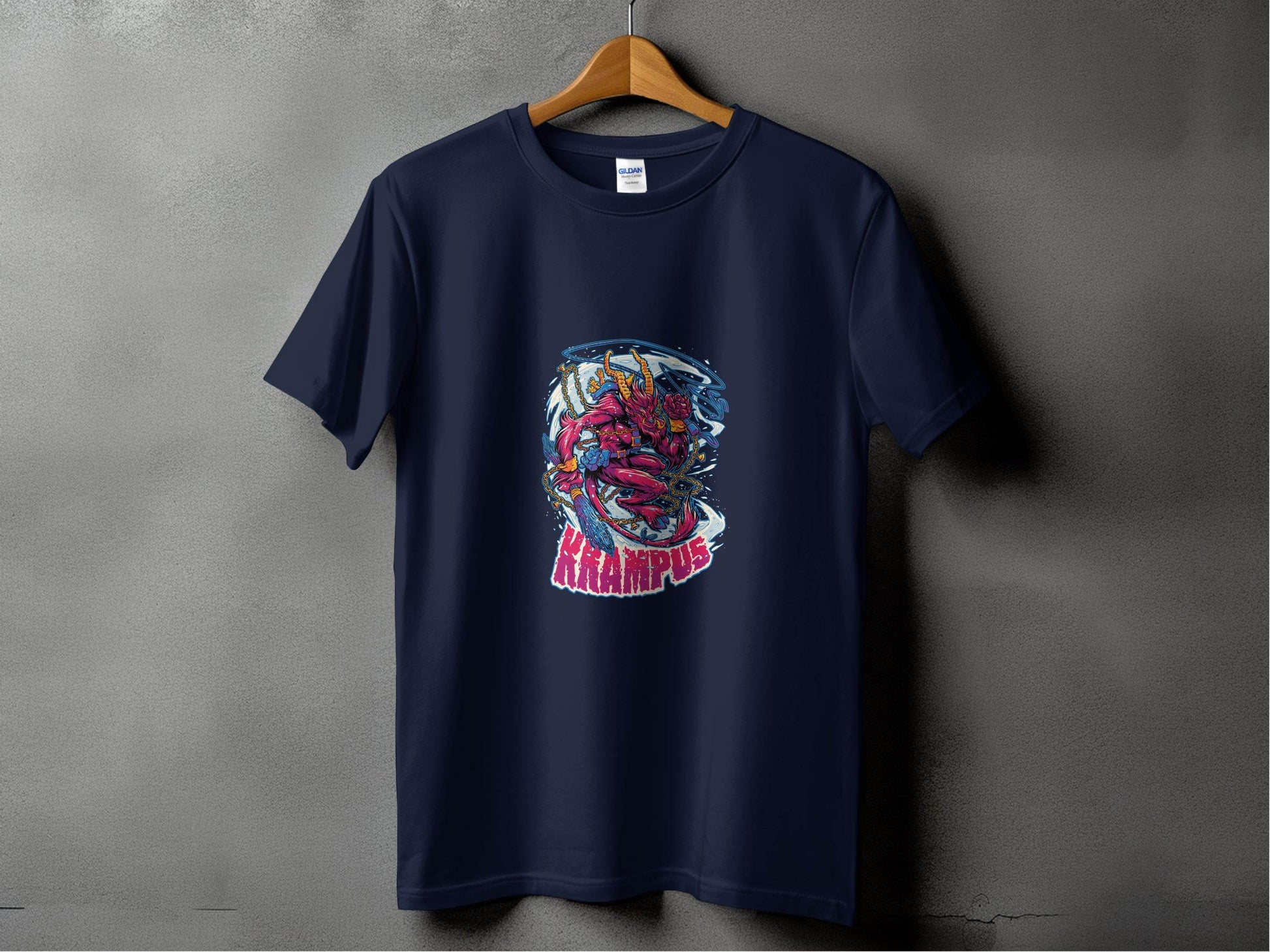 Krampus Devil Folklore Christmas Monster Themed T-Shirt - Design & Vybe