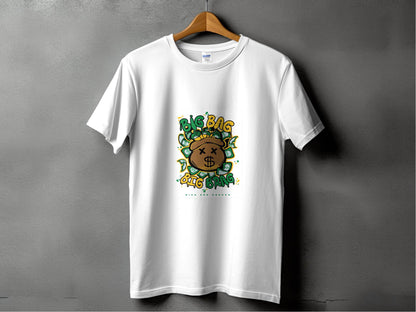 Big Bag and Big Brag Rich and Rugged Design T-Shirt - Design & Vybe