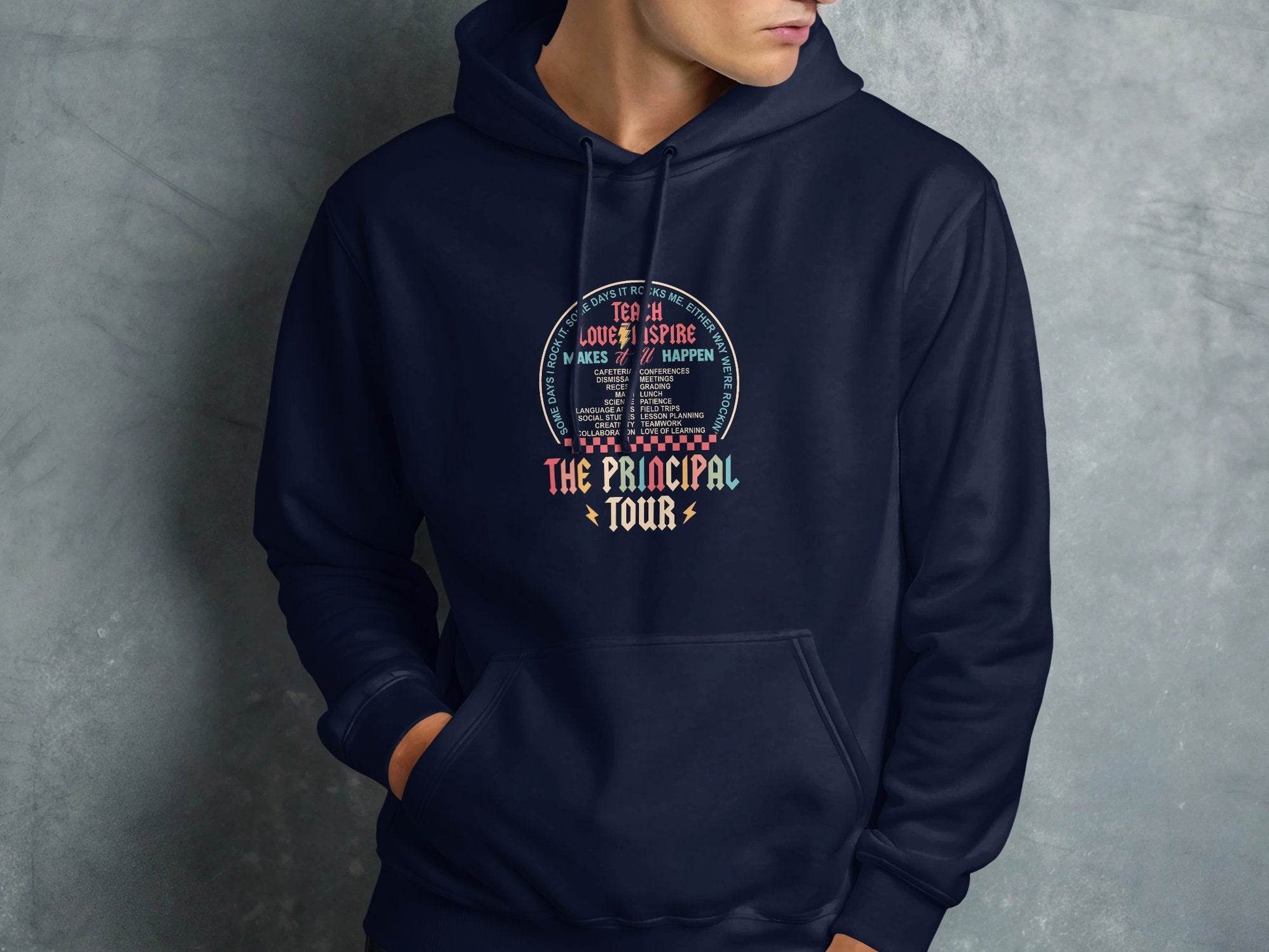 Teacher Inspired Designs Teach Love Inspire Hoodie - Design & Vybe