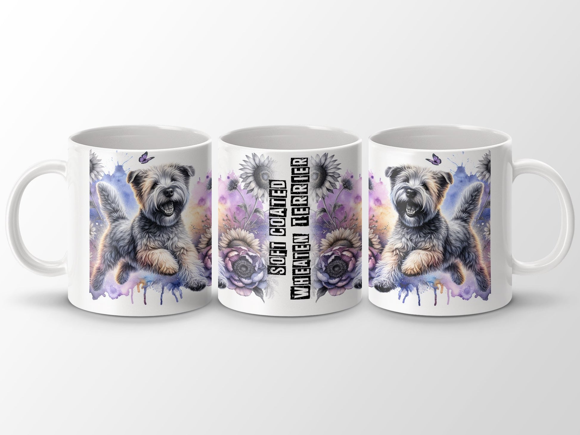 Soft Coated Wheaten Terrier illustrated mug product