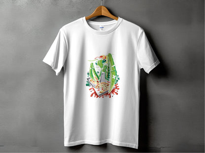 Colorful Artistic Lizard Design Graphic T-Shirt product
