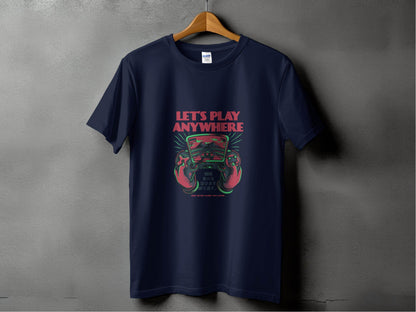 Let's Play Anywhere Retro Gamer Will Know It T-Shirt - Design & Vybe