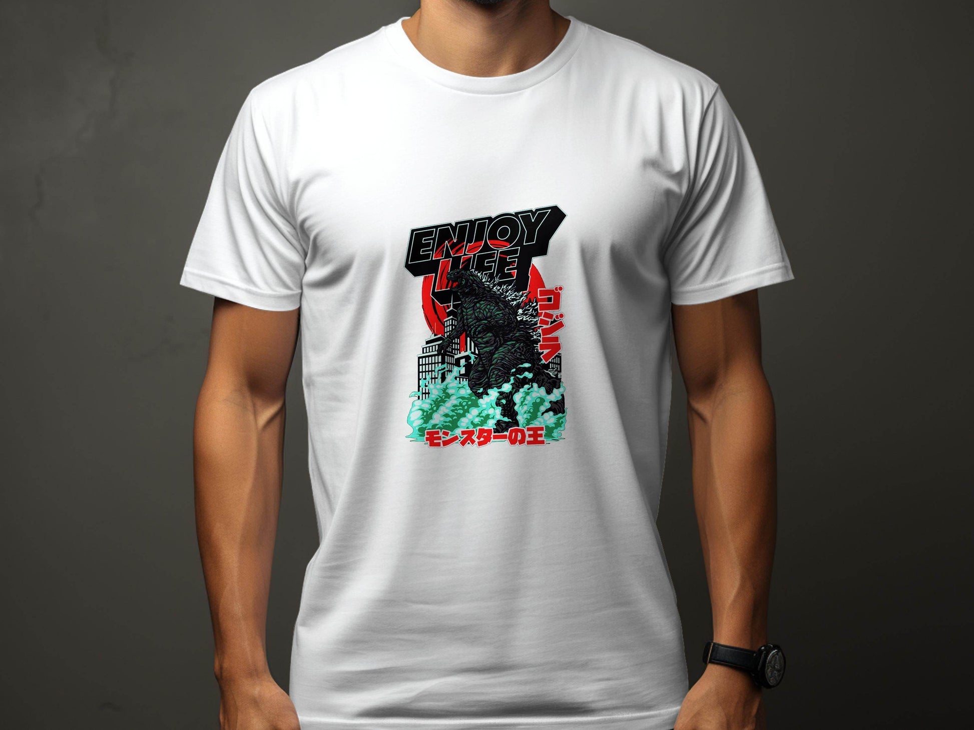 Enjoy Life Godzilla Monster King Of The Monsters T-Shirt - Design & Vybe