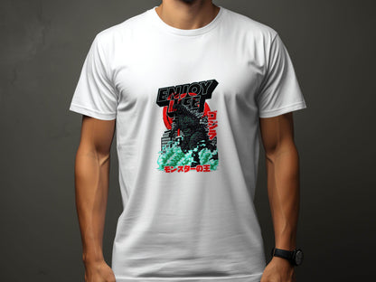 Enjoy Life Godzilla Monster King Of The Monsters T-Shirt - Design & Vybe