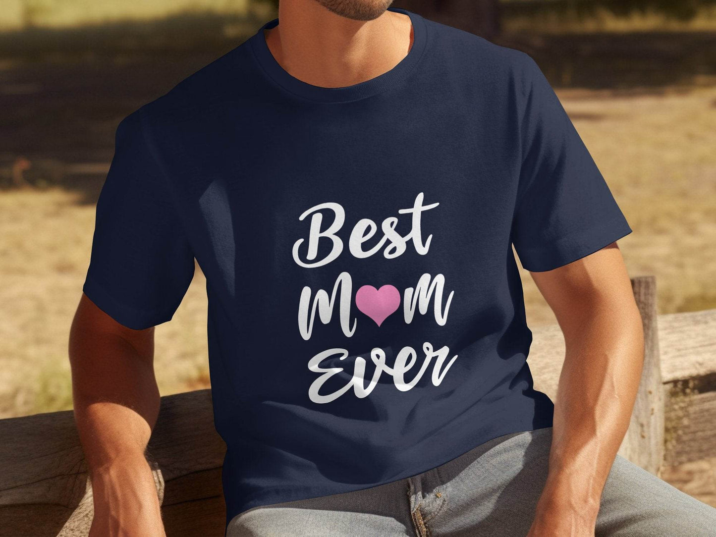 Best Mom Ever with Heart Mothers Day Celebration T-Shirt - Design & Vybe