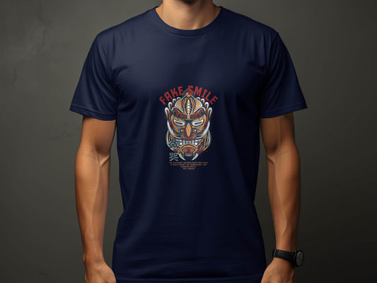 Fake Smile Graphic Illustration Design for Unisex T-Shirt - Design & Vybe