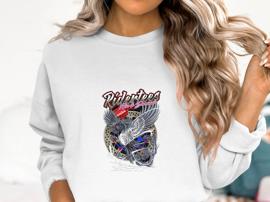 Ridertees Rise to Dominate Phoenix Design Graphic Sweater - Design & Vybe