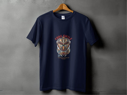 Fake Smile Graphic Illustration Design for Unisex T-Shirt - Design & Vybe