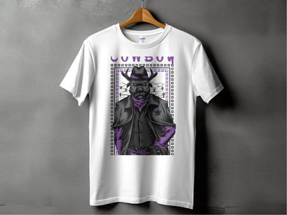 Warrior Cowboy With Attitude Graphic Apparel T-Shirt - Design & Vybe