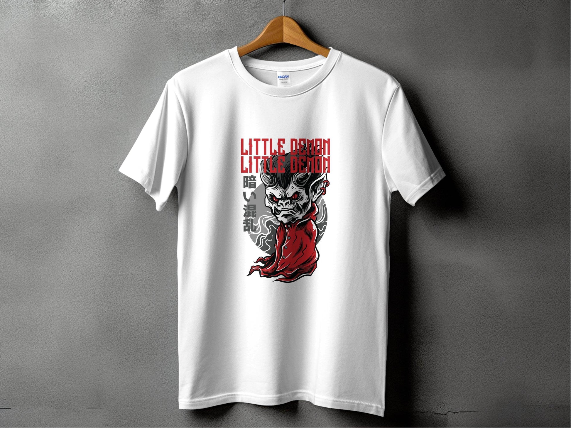 Little Demon Graphic Japanese Art Style T-Shirt - Design & Vybe