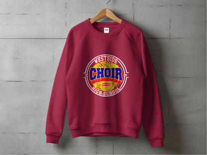 Westside High School Choir Retro Graphic Design Sweater - Design & Vybe