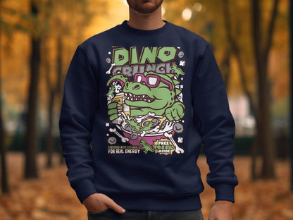 Dinosaur Cereal Crunch Tee for Fun Sweater - Design & Vybe