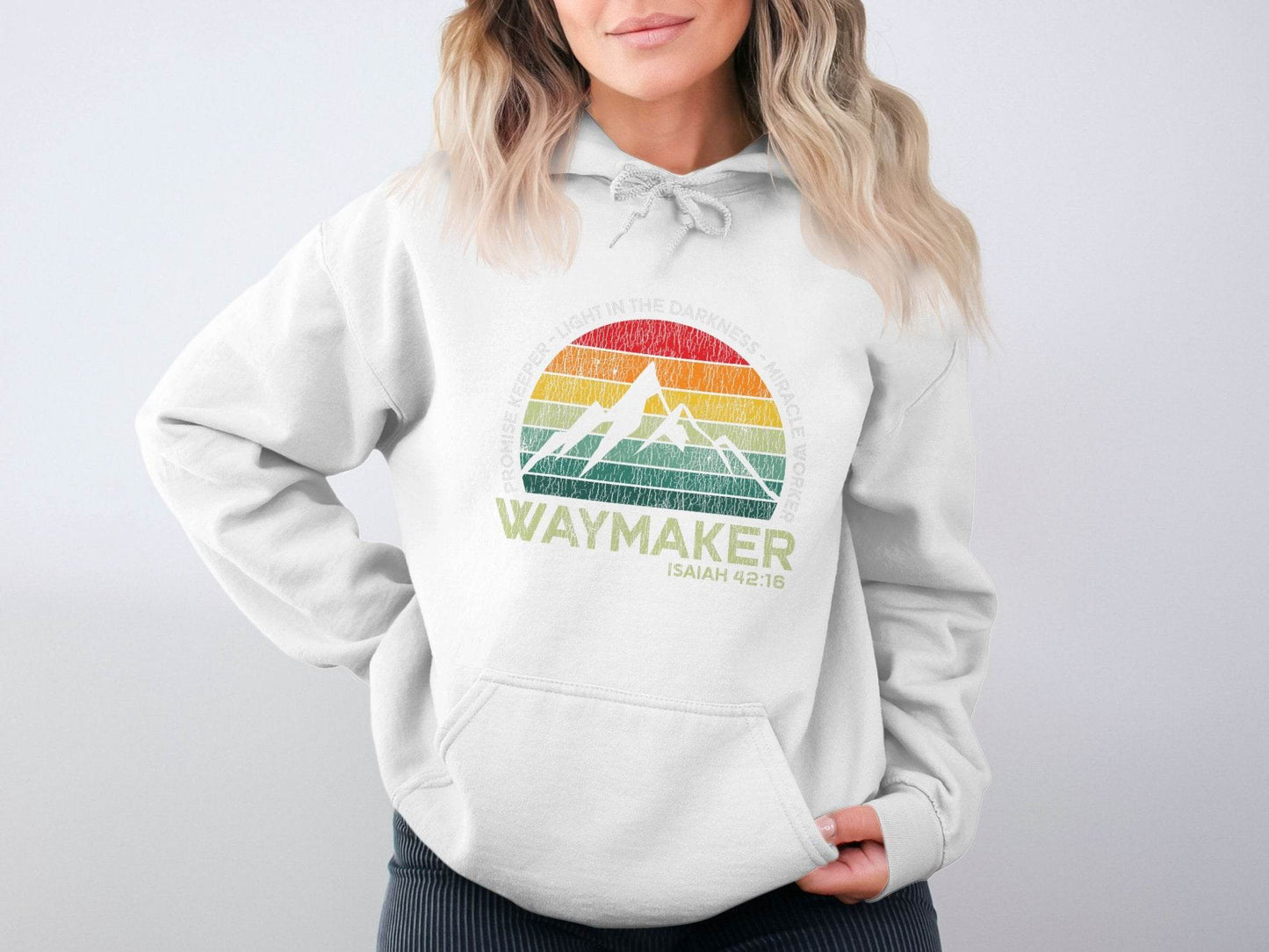 Waymaker Isaiah 42:16 Light In The Darkness Hoodie - Design & Vybe