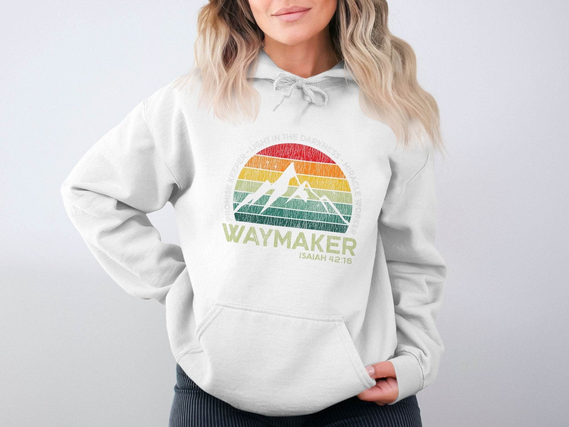 Waymaker Isaiah 42:16 Light In The Darkness Hoodie - Design & Vybe