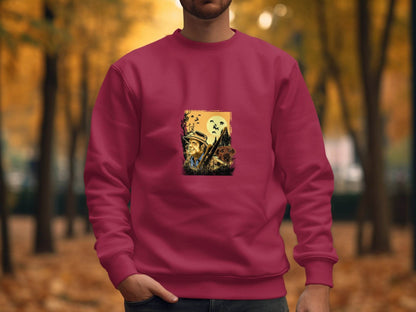 Hunter in the Wild with Loyal Dog Graphic Sweater - Design & Vybe