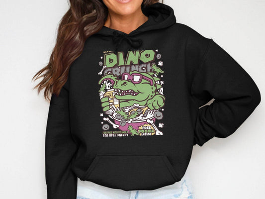 Dinosaur Cereal Crunch Tee for Fun Hoodie - Design & Vybe