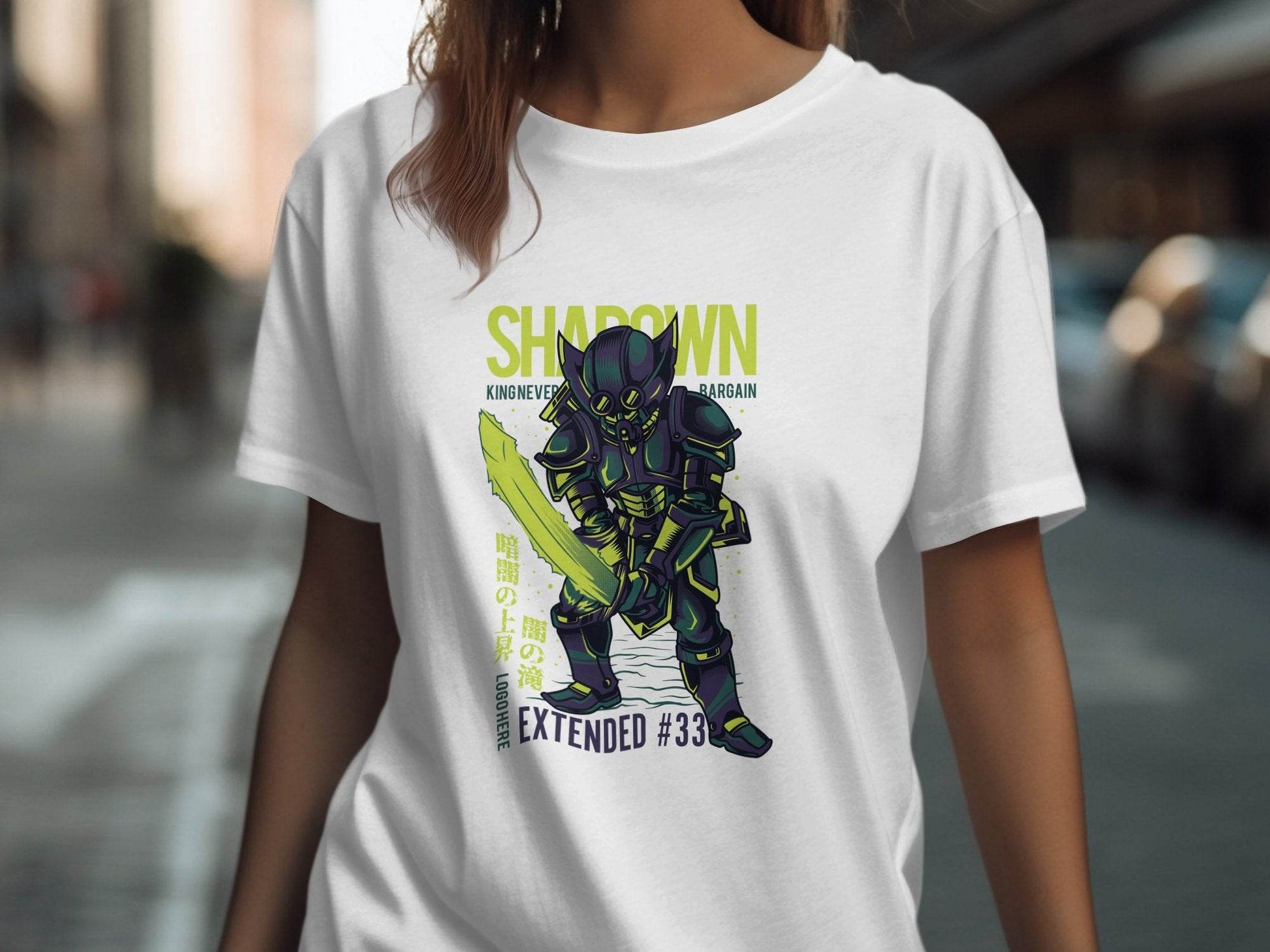 King Never Bargain Extended Knight Vector Art T-Shirt - Design & Vybe