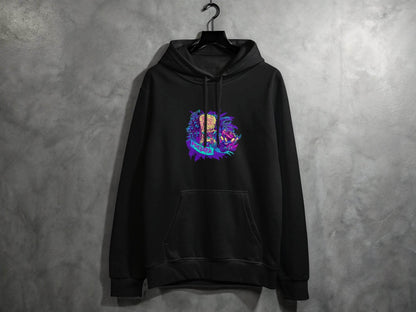 Predator Head With Leaves Awesome Graphic Design Hoodie - Design & Vybe
