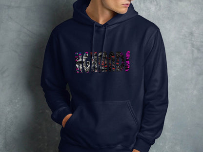 Highmads Artistic Bold Design Statement Graphic Print Hoodie - Design & Vybe