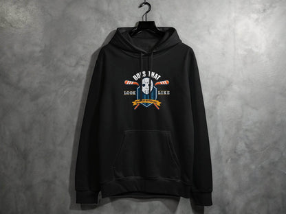 Iconic Mask Hockey Theme Look Alike Graphic Hoodie - Design & Vybe
