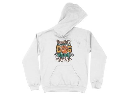 Best Dog Mom Ever Pet Paw Print Design Graphic Hoodie - Design & Vybe