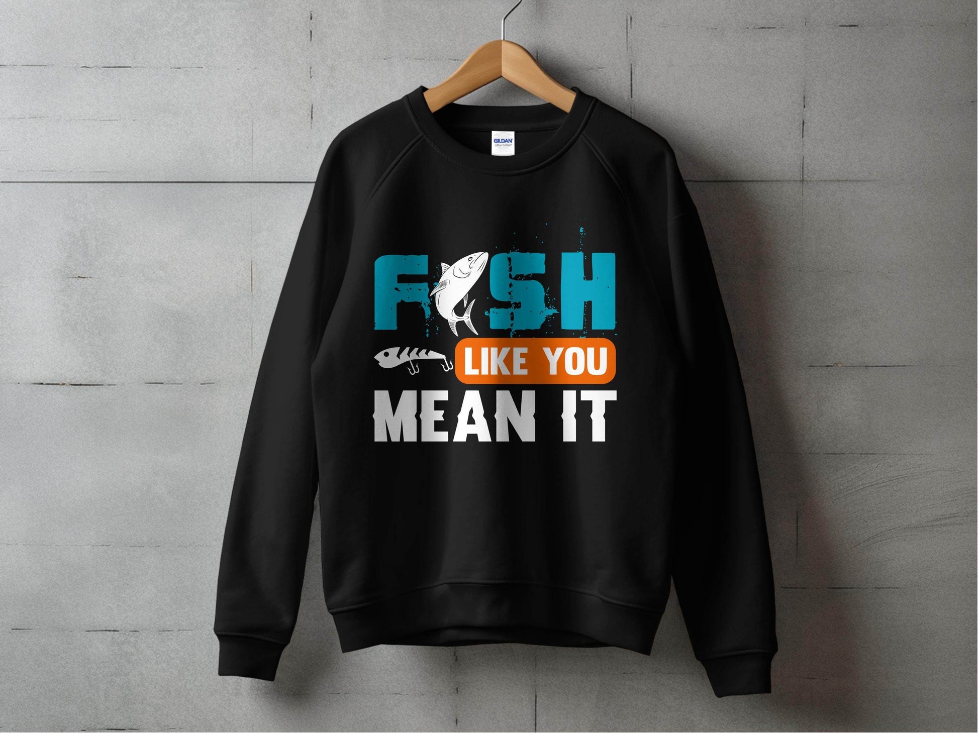 Funky Fish Like You Meant It Graphic Sweater - Design & Vybe