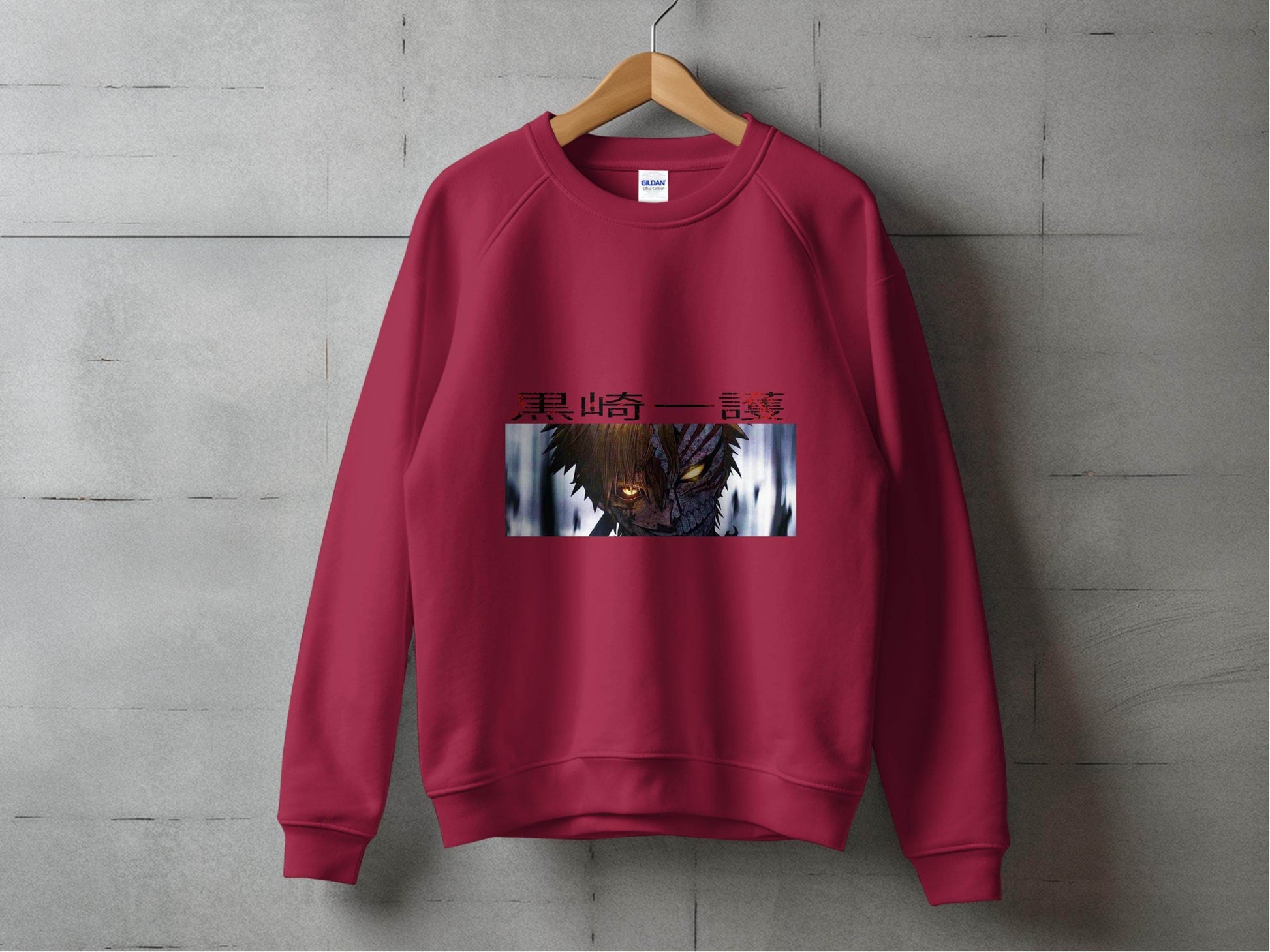 Anime Character Half Mask Kurosaki Ichigo Art Sweater - Design & Vybe
