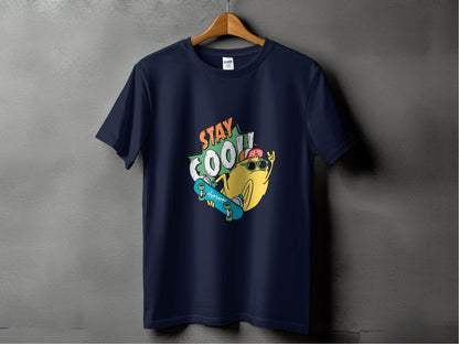 Stay Cool Skateboarding Frog Graphic T-Shirt - Design & Vybe
