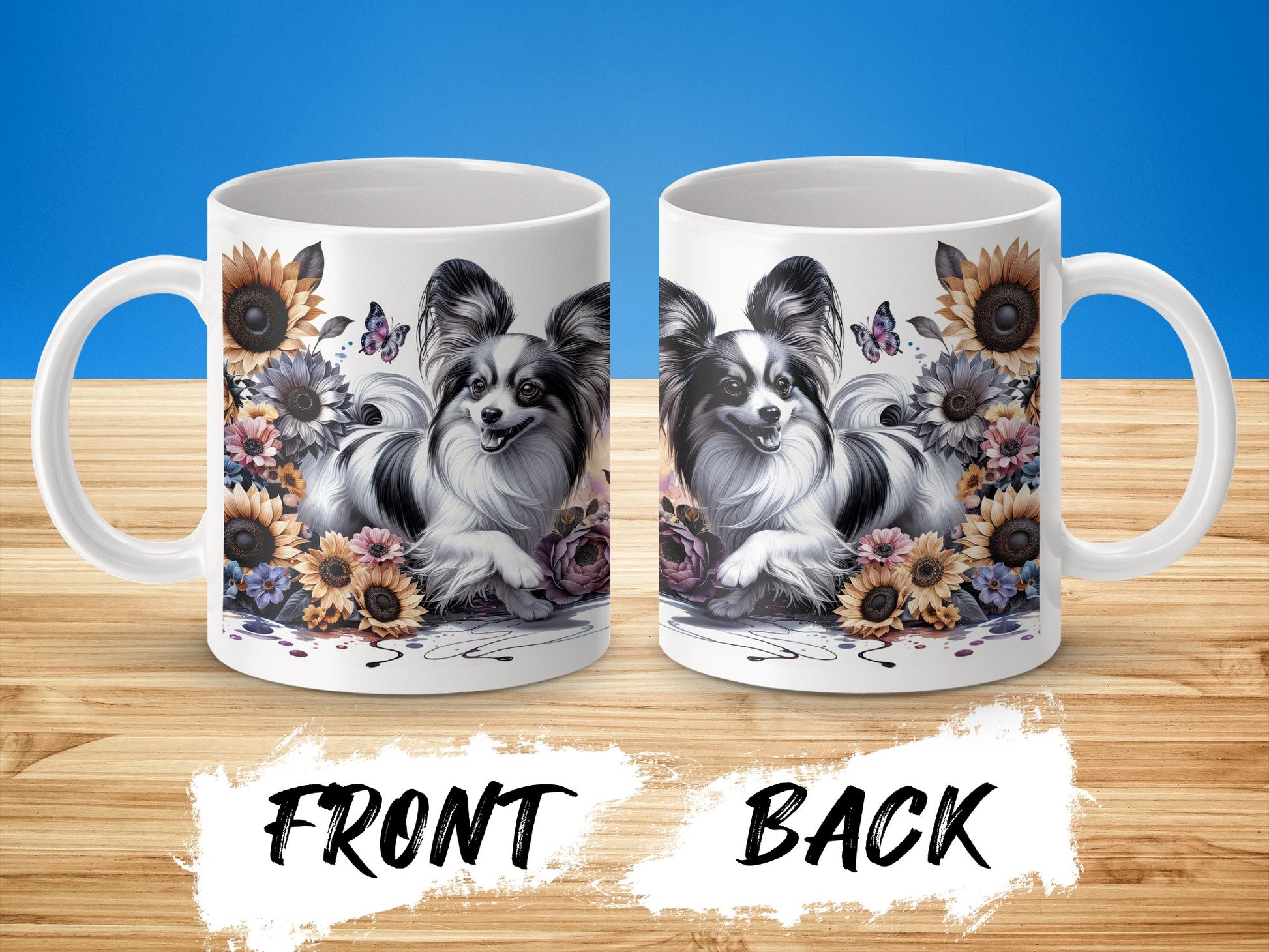 Papillon Mug with Floral Details Coffee Tea Product
