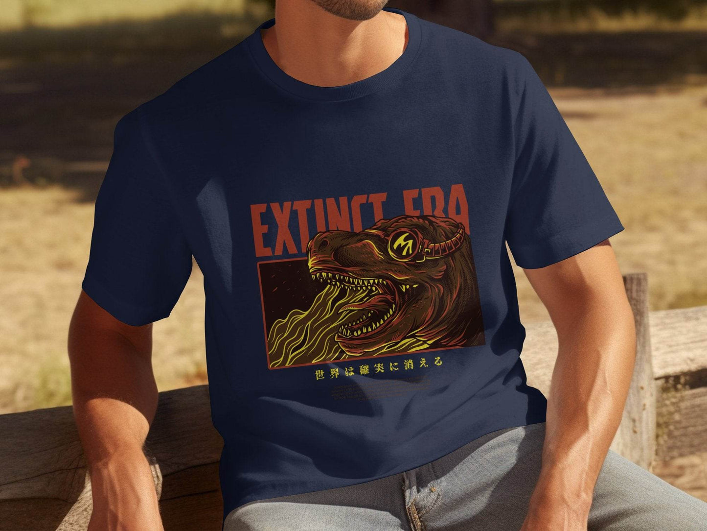 Extinct Era Tyrannosaurus Digital Artwork Design T-Shirt - Design & Vybe