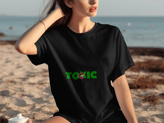 Toxic Lips Drips Creative Design T-Shirt - Design & Vybe