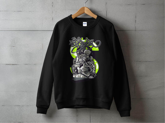 Urban Street Art Graffiti Character Design Printed Sweater - Design & Vybe