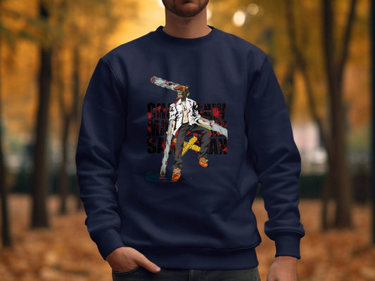 Chainsaw Man Anime Manga Comic Character Stylish Sweater - Design & Vybe