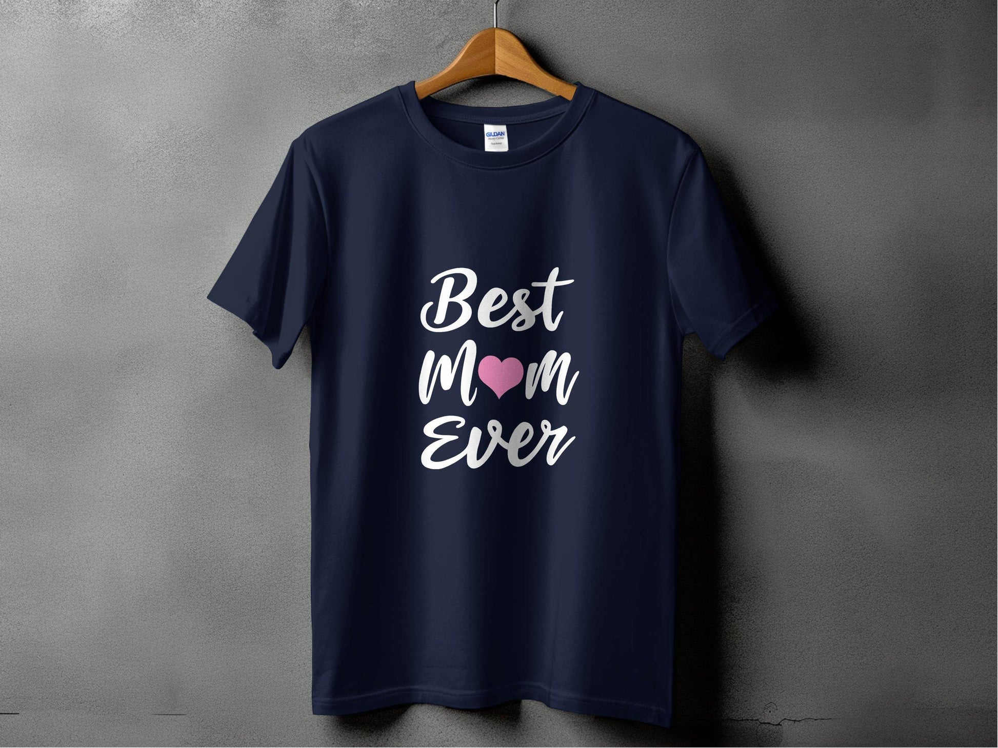 Best Mom Ever with Heart Mothers Day Celebration T-Shirt - Design & Vybe