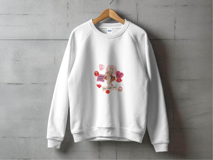 Cupid with Love and Valentine's Day Elements Sweater - Design & Vybe