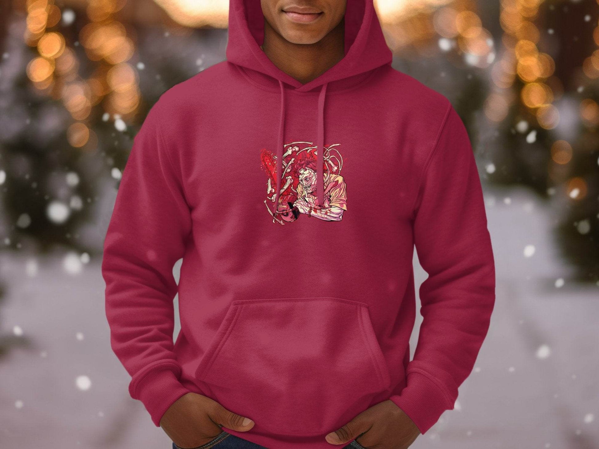 Chainsaw Massacre Graphic Style Design Awesome Hoodie - Design & Vybe