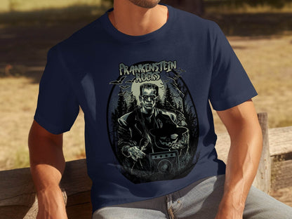 Vintage Frankenstein Rocks Graphic Design T-Shirt - Design & Vybe