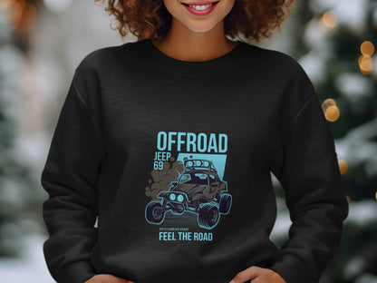 Offroad Jeep 69 Outstanding Sport Feel The Road Hoodie - Design & Vybe