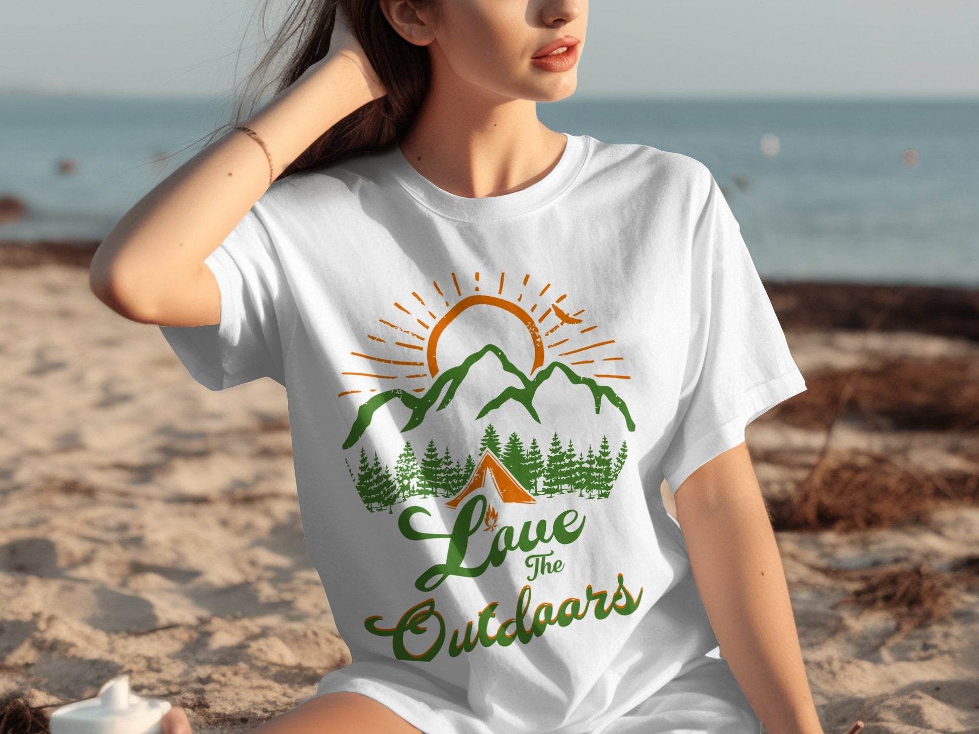 Love The Outdoors Graphic Adventure T-Shirt - Design & Vybe